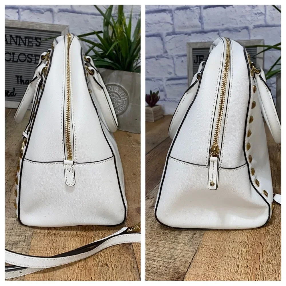 Michael Kors Selma Lg Studded saffiano leather Tote